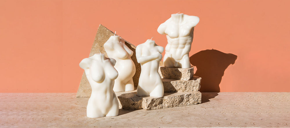 Ancient Candle Co Torso Candle Collection