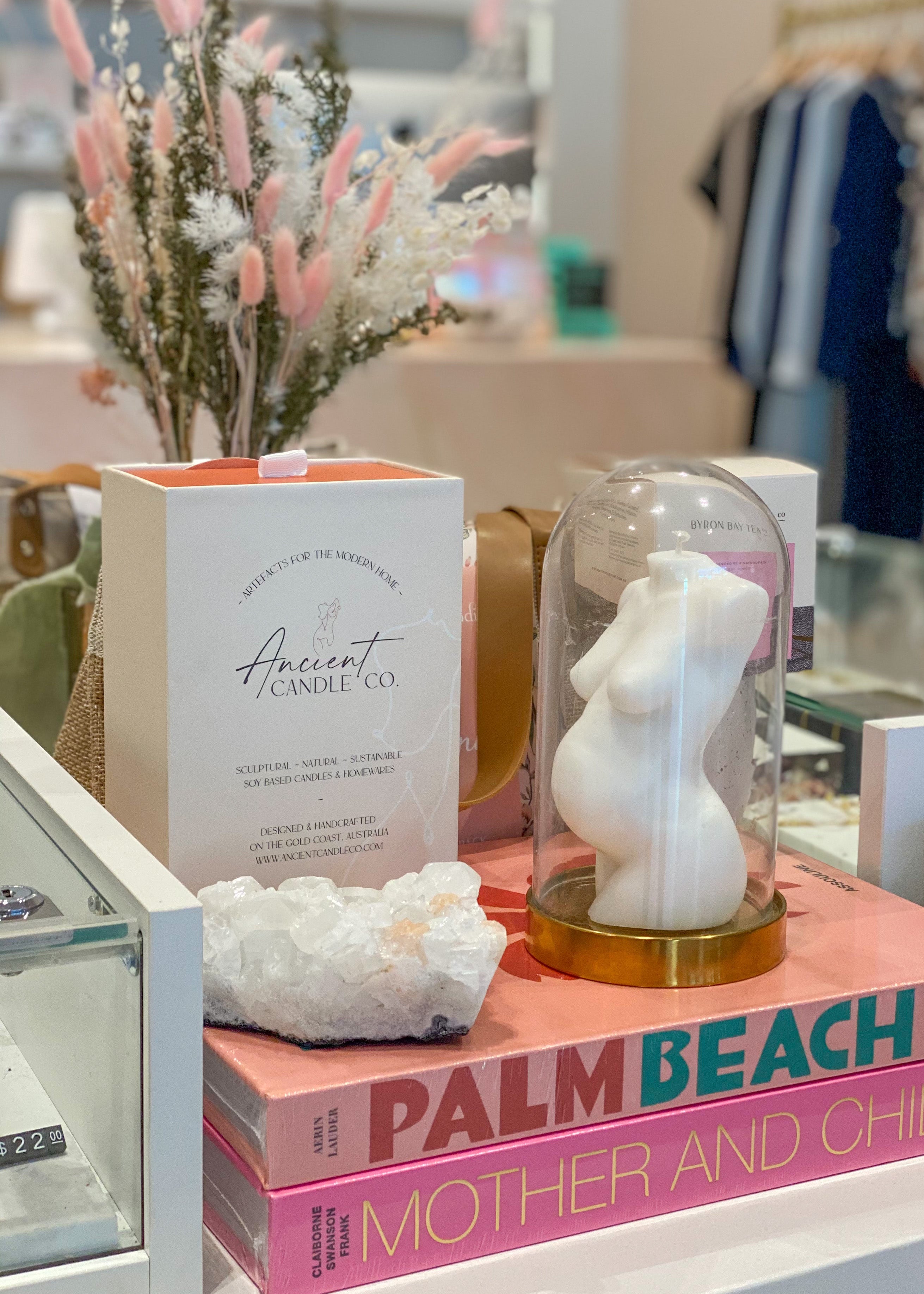 Glass Dome Candle Cloche