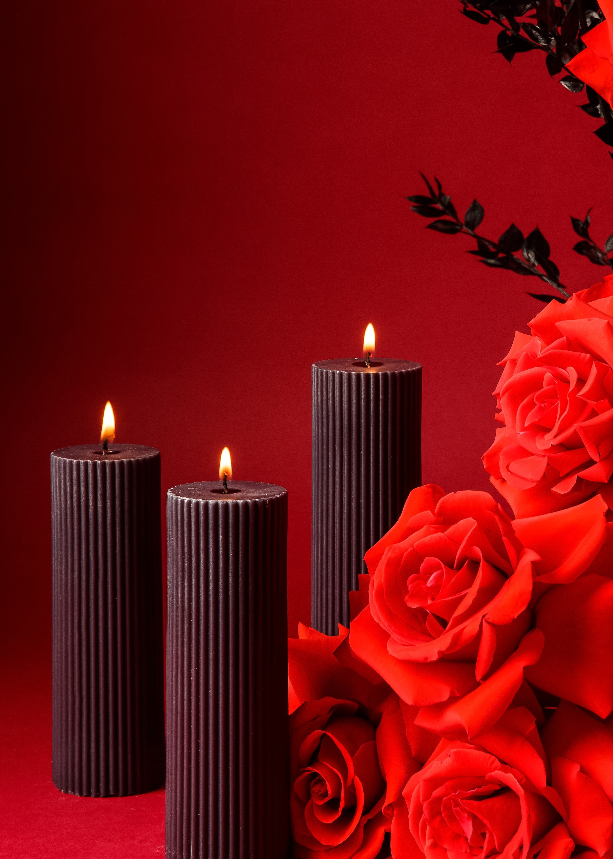 Fluted Column Candle