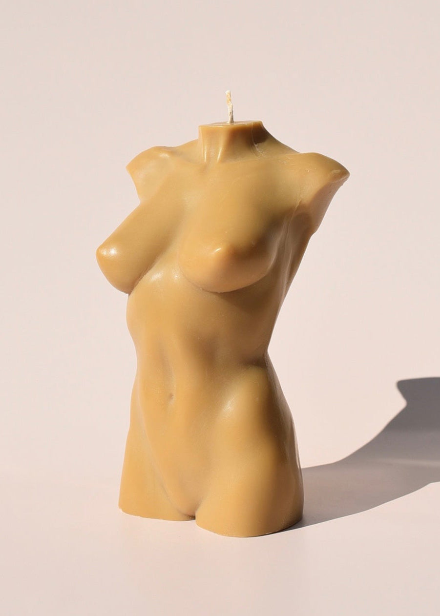 Ancient Candle Co La Femme Torso Candle Toffee