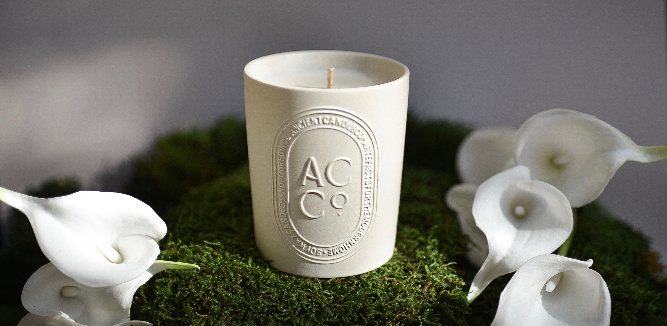 Ancient Candle Co Ambient light scented luxury soy candle