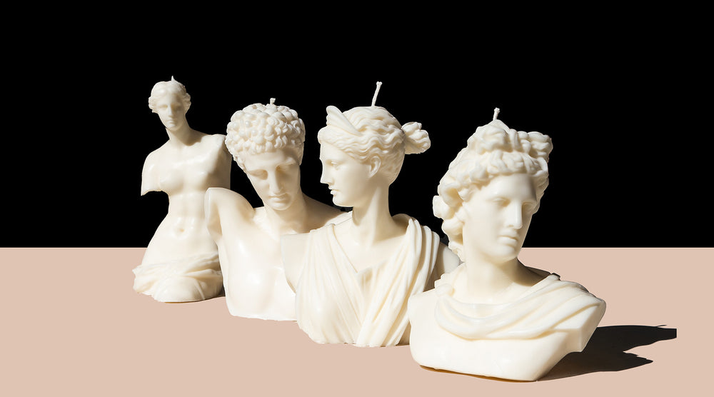 Ancient Candle Co Bust Candle Collection