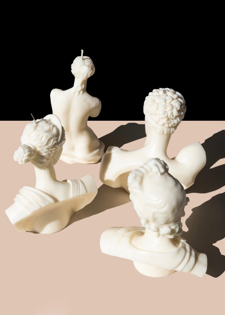 Ancient Candle Co Venus Sculpture Candle Ancient Bust 
