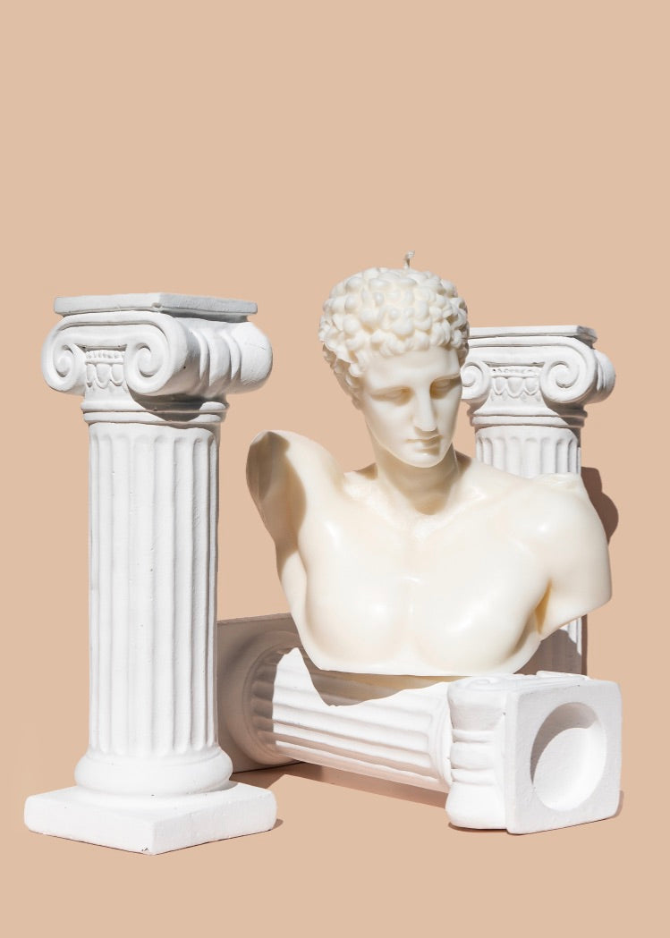 Ancient Candle Co Hermes Bust Sculpture Candle