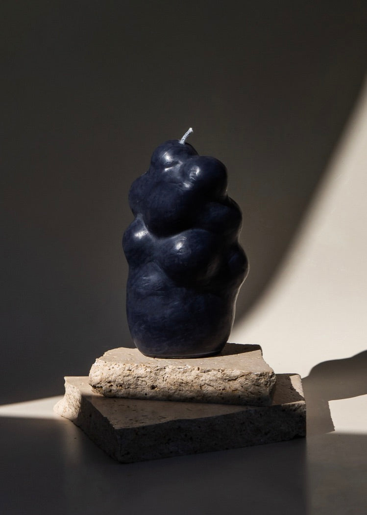 Ancient Candle Co Zen - Stone Sculpture Candle Noir