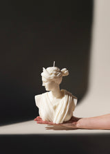 Ancient Candle Co Artemis Bust Sculpture Candle Natural