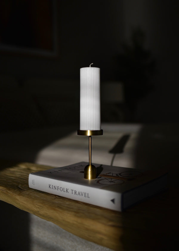 Pilum - Brass candle holder