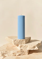 Ancient Candle Co Classic Column Candle blue