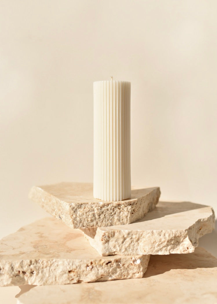 Ancient Candle Co Classic Column Candle natural