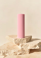 Ancient Candle Co Classic Column Candle pink